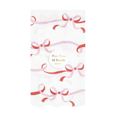 Ribbon Bow Guest Towels|Meri Meri