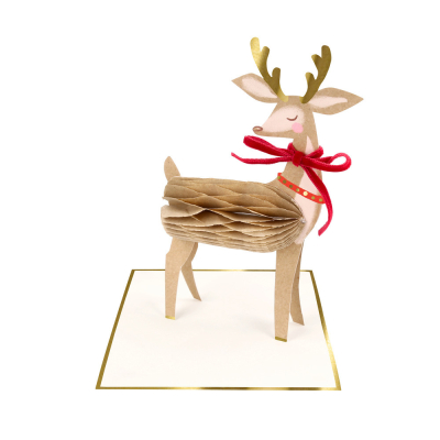 Stand Up Reindeer Card|Meri Meri