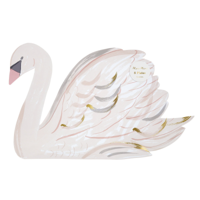Painted Swan Plates|Meri Meri