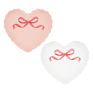 Coquette Heart Plates|Meri Meri