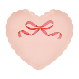 Coquette Heart Plates|Meri Meri