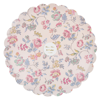 Pink Chintz Dinner Plates|Meri Meri