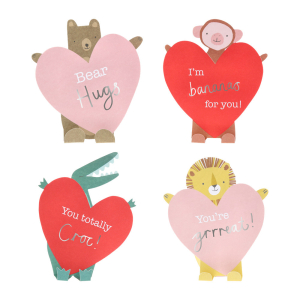 School Bus Valentines Cards And Bracelets Set|Meri Meri