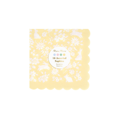 Ditsy Bunny Small Napkins|Meri Meri