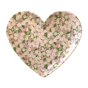 Meri Meri x Liberty Mixed Set Reusable Heart Plate|Meri Meri