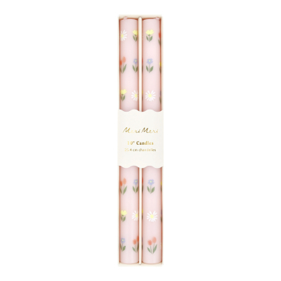Floral Pattern Table Candles|Meri Meri
