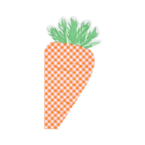 Gingham Carrot Napkins|Meri Meri