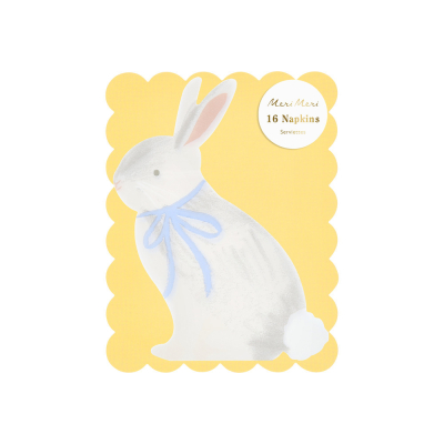 Bunny With Bow Napkins|Meri Meri