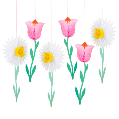 Honeycomb Flower Decorations|Meri Meri