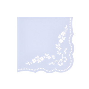 Rococo Blue Large Napkins|Meri Meri