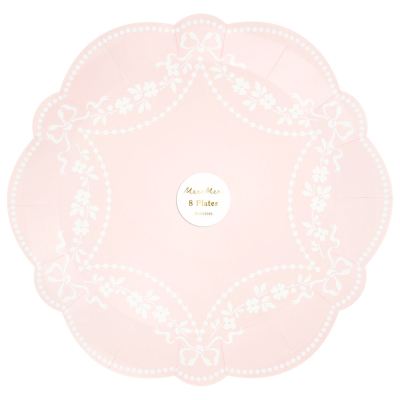 Rococo Pink Dinner Plates|Meri Meri
