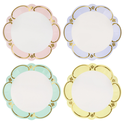 Rococo Pastel Dinner Plates|Meri Meri