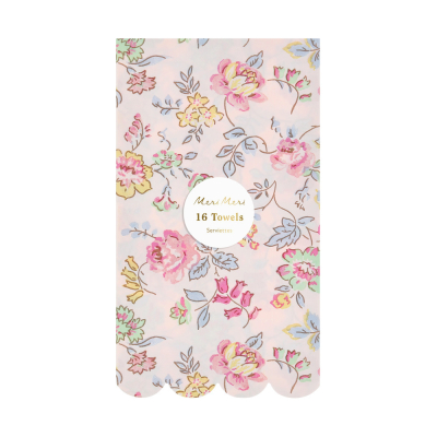 Pink Chintz Guest Towels|Meri Meri