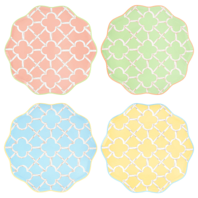Bamboo Pattern Dinner Plates|Meri Meri