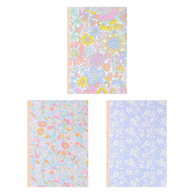 Meri Meri x Liberty Softcover Notebook Set|Meri Meri