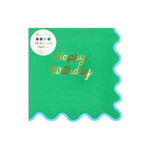 Wiggle Edge Large Napkins|Meri Meri