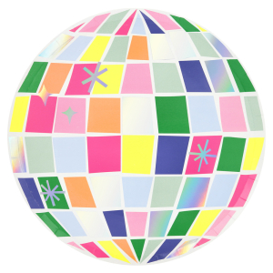 Disco Ball Large Plates|Meri Meri