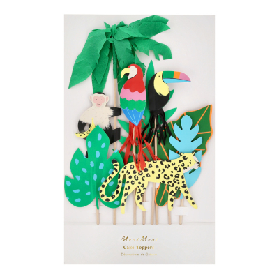 Jungle Jamboree Cake Toppers|Meri Meri