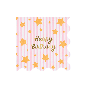 Bright Star Happy Birthday Large Napkins|Meri Meri