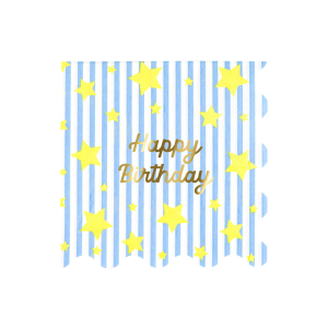Bright Star Happy Birthday Large Napkins|Meri Meri