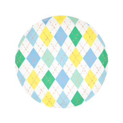 Argyle Side Plates|Meri Meri