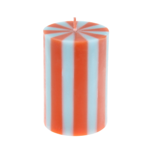 Bright Striped Pillar Candles|Meri Meri
