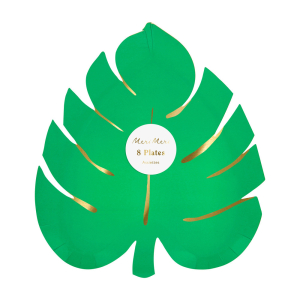 Tropical Leaf Plates|Meri Meri