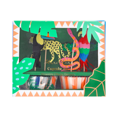 Jungle Jamboree Cupcake Kit|Meri Meri