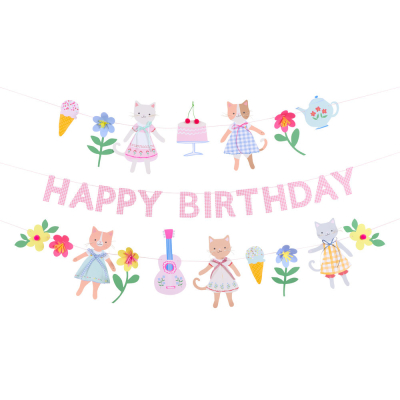 Kitten Club Garland Set|Meri Meri