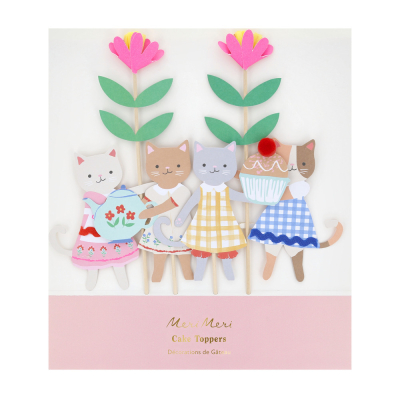 Kitten Club Cake Toppers|Meri Meri