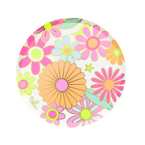 Flower Power Side Plates|Meri Meri