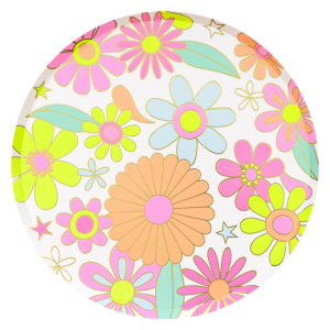 Flower Power Dinner Plates|Meri Meri