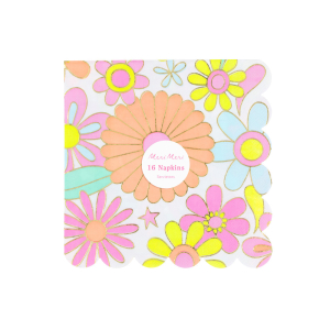 Flower Power Large Napkins|Meri Meri