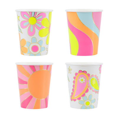 Flower Power Cups|Meri Meri