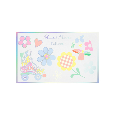 Groovy Temporary Tattoos|Meri Meri
