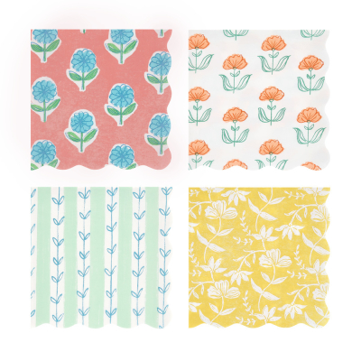 Flora Large Napkins|Meri Meri