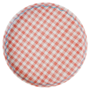 Gingham Reusable Large Plates|Meri Meri
