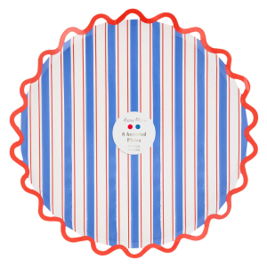 Nautical Striped Dinner Plates|Meri Meri