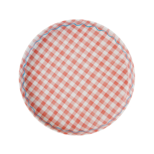 Gingham Reusable Small Plates|Meri Meri
