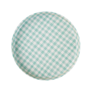 Gingham Reusable Small Plates|Meri Meri