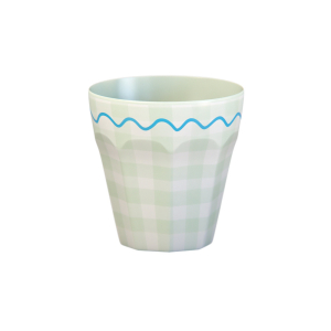 Gingham Reusable Cups|Meri Meri
