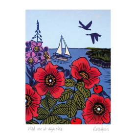 Wild Rose At High Tide