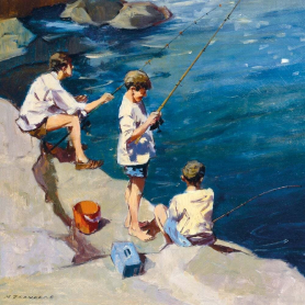 Boys Fishing|Museums & Galleries