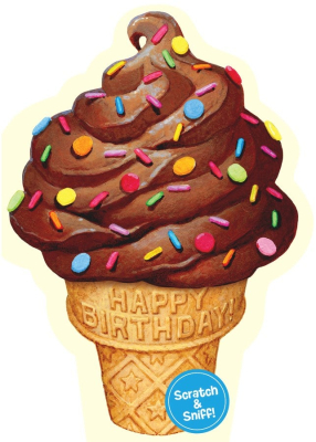 Chocolate Ice Cream Cone Card|Peaceable Kingdom