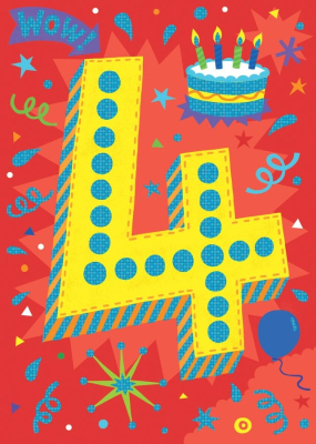 4 Year Old Card|Peaceable Kingdom