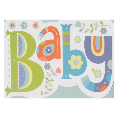 Baby Die-Cut Card|Peaceable Kingdom