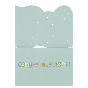 Baby Die-Cut Card|Peaceable Kingdom