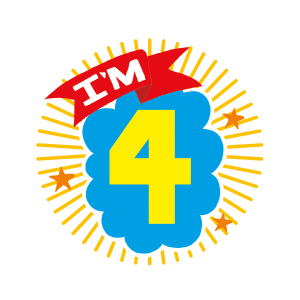 Happy Birthday! I'm 4 Tattoo Card|Peaceable Kingdom