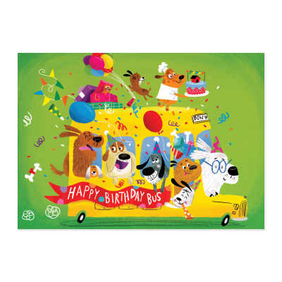 Dog On Bus|Peaceable Kingdom