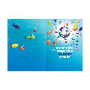 Fish Present Party Card|Peaceable Kingdom